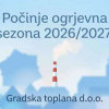 Početak ogrjevne sezone 2026/2027.